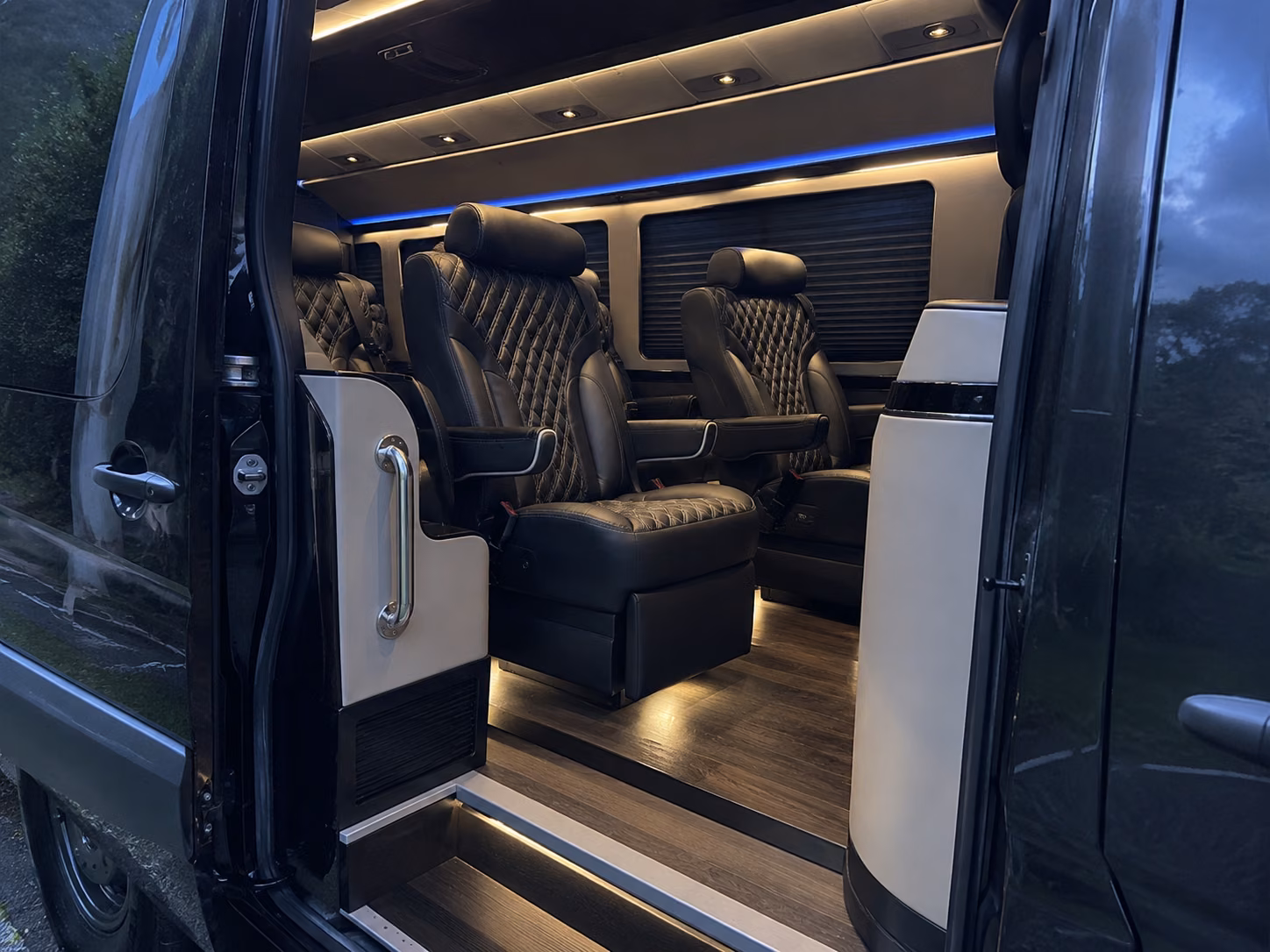pompano beach school event transportation onboard seating